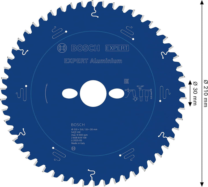 Bosch Accessories Bosch Professional 1x Kreissägeblatt Expert for Aluminium (für Aluminium, Sägeblat
