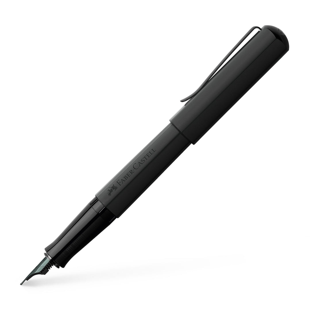 Faber-Castell 150573 - Füller Hexo, Federbreite B, schwarz matt, 1 Stück Füller Hexo B Schwarz matt,