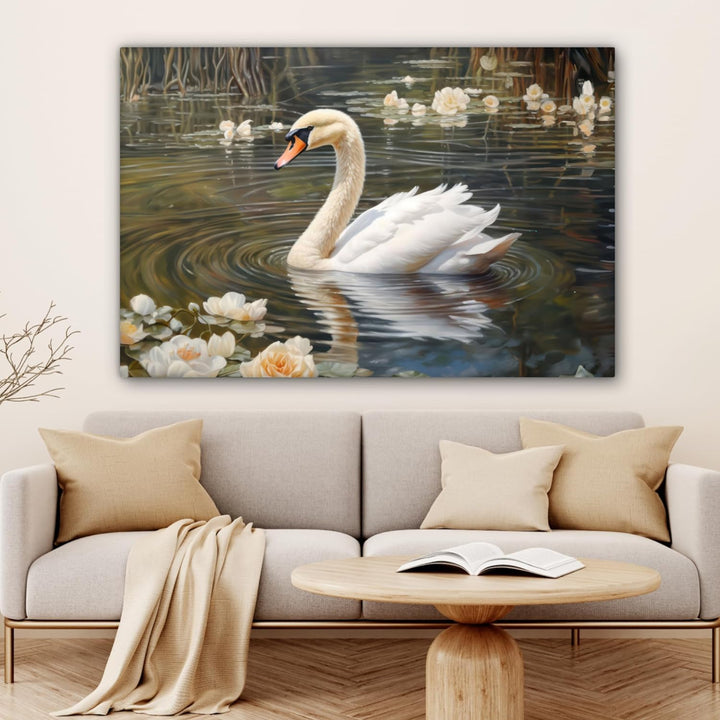 MuchoWow© Bilder Gross 120x80 cm XXL Wohnzimmer Deko Modern Wandbild Foto auf Leinwand Bild Schlafzi