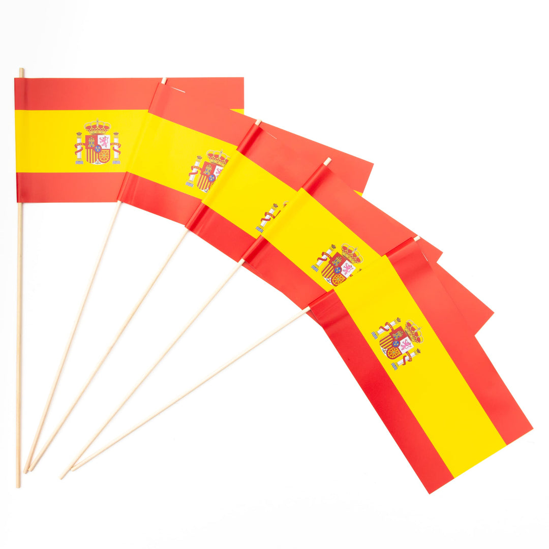 Everflag Papierfähnchen: Spanien 50er Packung Menge-1: 50er Packung, Menge-1: 50er Packung