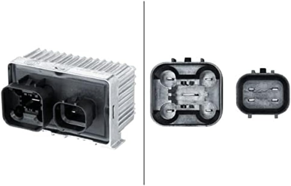 HELLA 4RV 008 188-661 Steuergerät, Glühzeit - 12V - 9-polig - Zylinderanzahl: 4