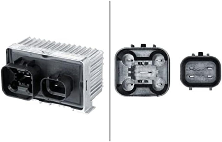 HELLA 4RV 008 188-661 Steuergerät, Glühzeit - 12V - 9-polig - Zylinderanzahl: 4