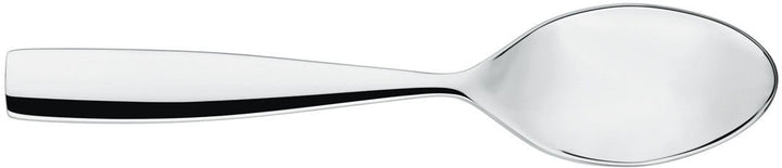 Alessi Dressed, Dessertlöffel aus Edelstahl 18/10 glänzend poliert, Silver, 17x4x5 cm, 6-Einheiten