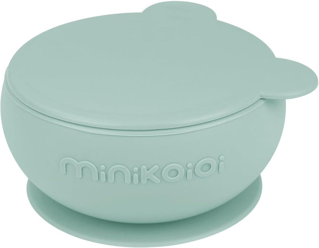 MinikOiOi BLW Set I - Flussgrün 101070058 Silikon Fütterungsset Minze, Minze