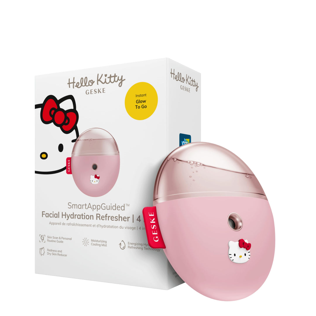GESKE x Hello Kitty | SmartAppGuided™ Facial Hydration Refresher | 4 in 1 | Wasserzerstäuber | Gesic