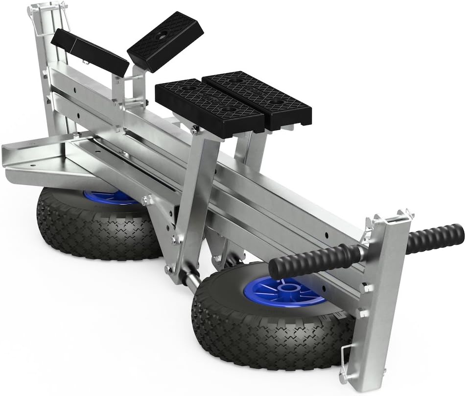 SUPROD Slipwagen, Bootswagen, Handtrailer, faltbar, TR260 Tr260-b (Schwarz/Blau), Tr260-b (Schwarz/B