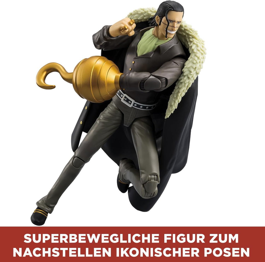 BANDAI – Anime Heroes – One Piece – Anime Heroes Figur 17 cm – Crocodile – Offizielle One Piece Lize