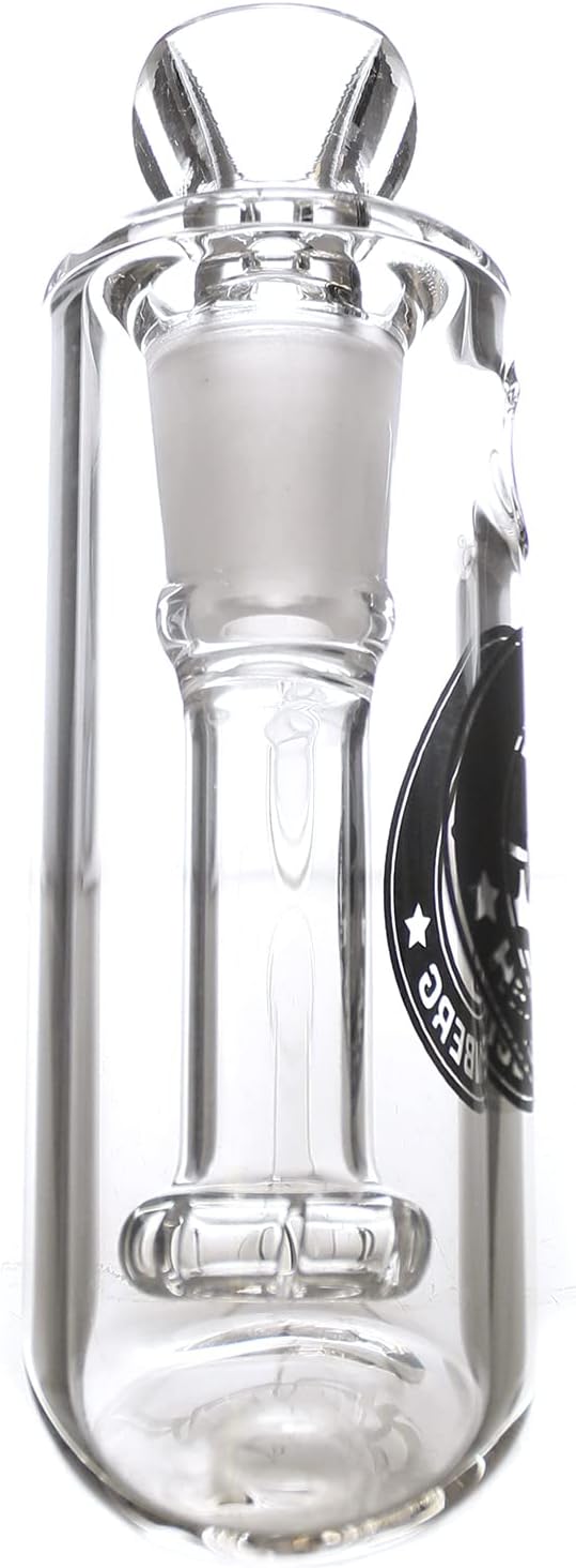 Heisenberg Single Bubble Glasbong Blubber mit 18.8 Schliff (NS19) mit SingleDisc Circulator und Kick