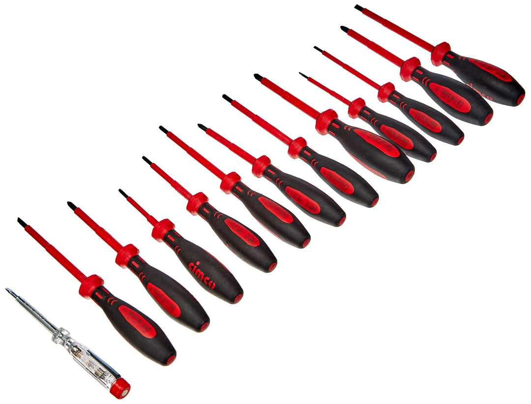 Cimco VDE-Schraubendrehersatz Schlitz Kreuzschlitz Torx 13-teilig
