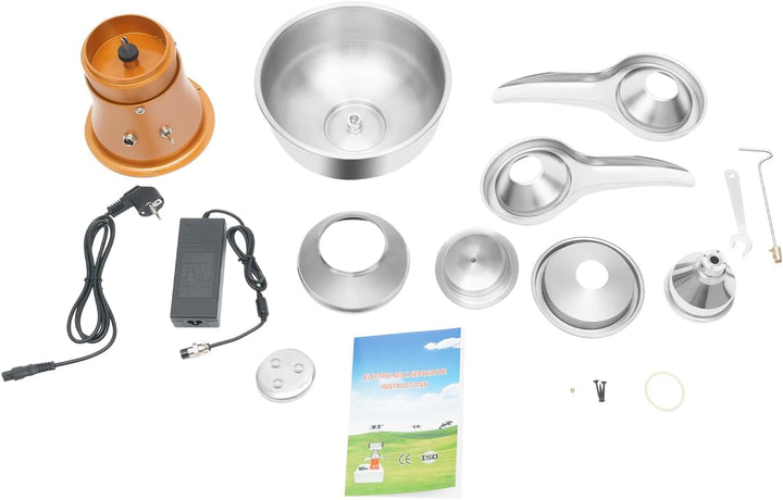Milch-Sahne-Separator, 5L 30W Elektrische Milchzentrifuge 50L/H Milch Zentrifuge Milchseparator,Verh