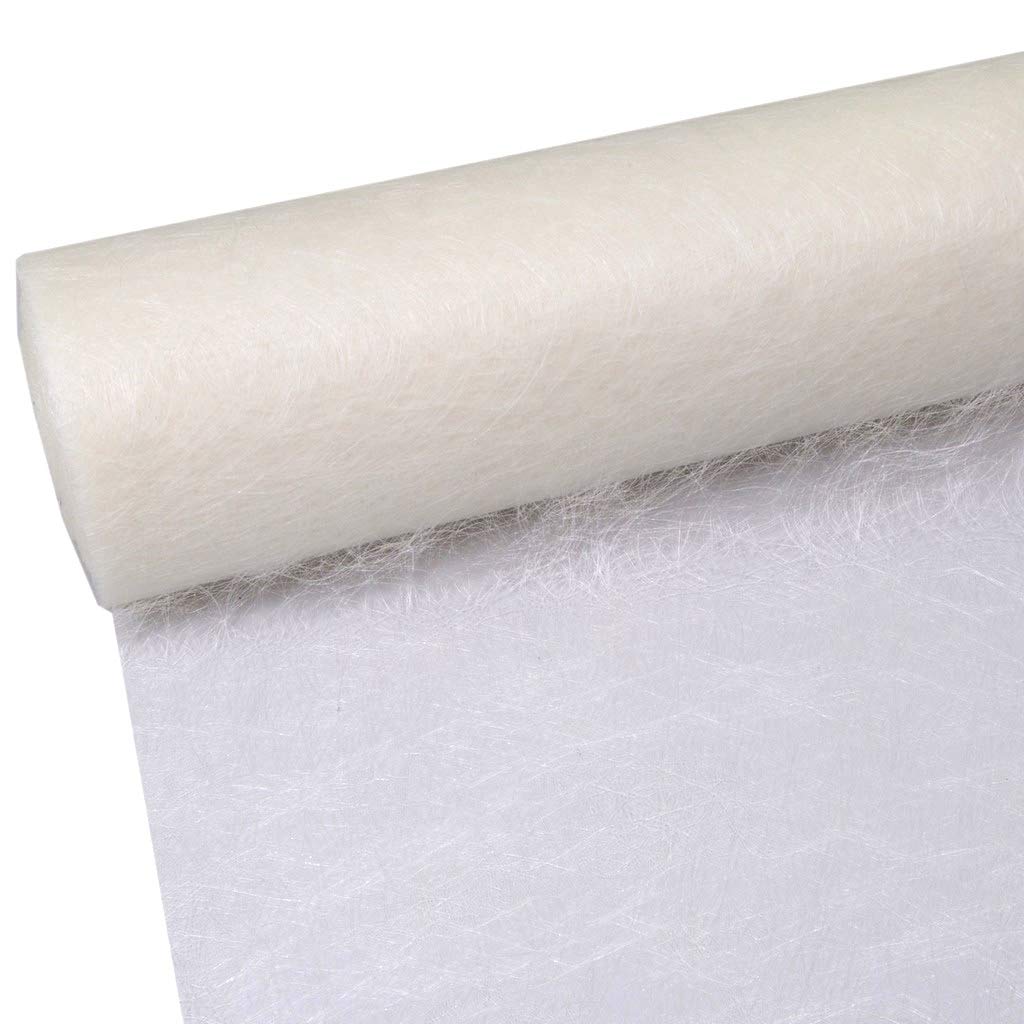 Sizoflor Tischband sahneweiss 7,9 cm Rolle 50 Meter 60 001-R