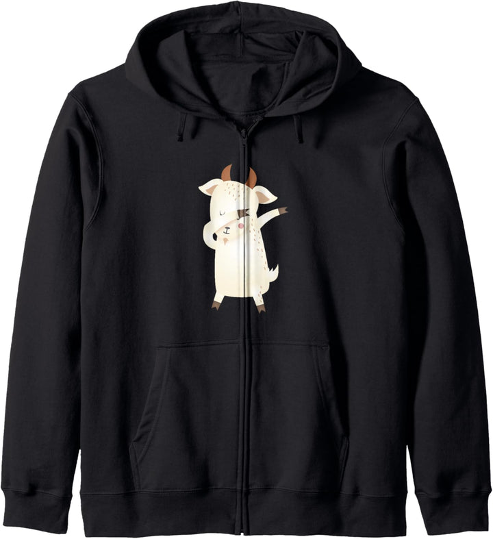 Goat Dabbing Lustiges Ziegen Geschenk Fun Kapuzenjacke
