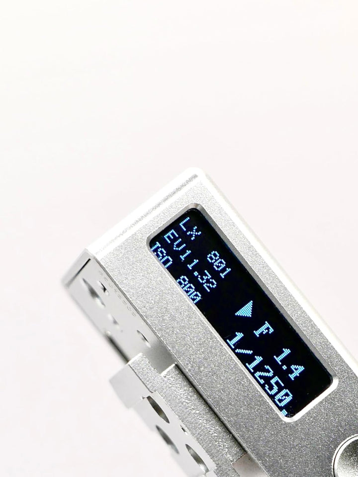 KEKS by antonKUNZE KM02 digitaler Belichtungsmesser Light Meter Silber