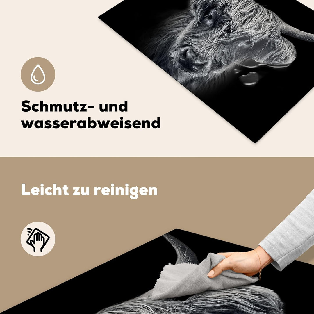 KitchenYeah© Herdabdeckplatte Einteilig Abdeckplatten Cerankochfeld Abdeckung Ceranfeld Herdplattena