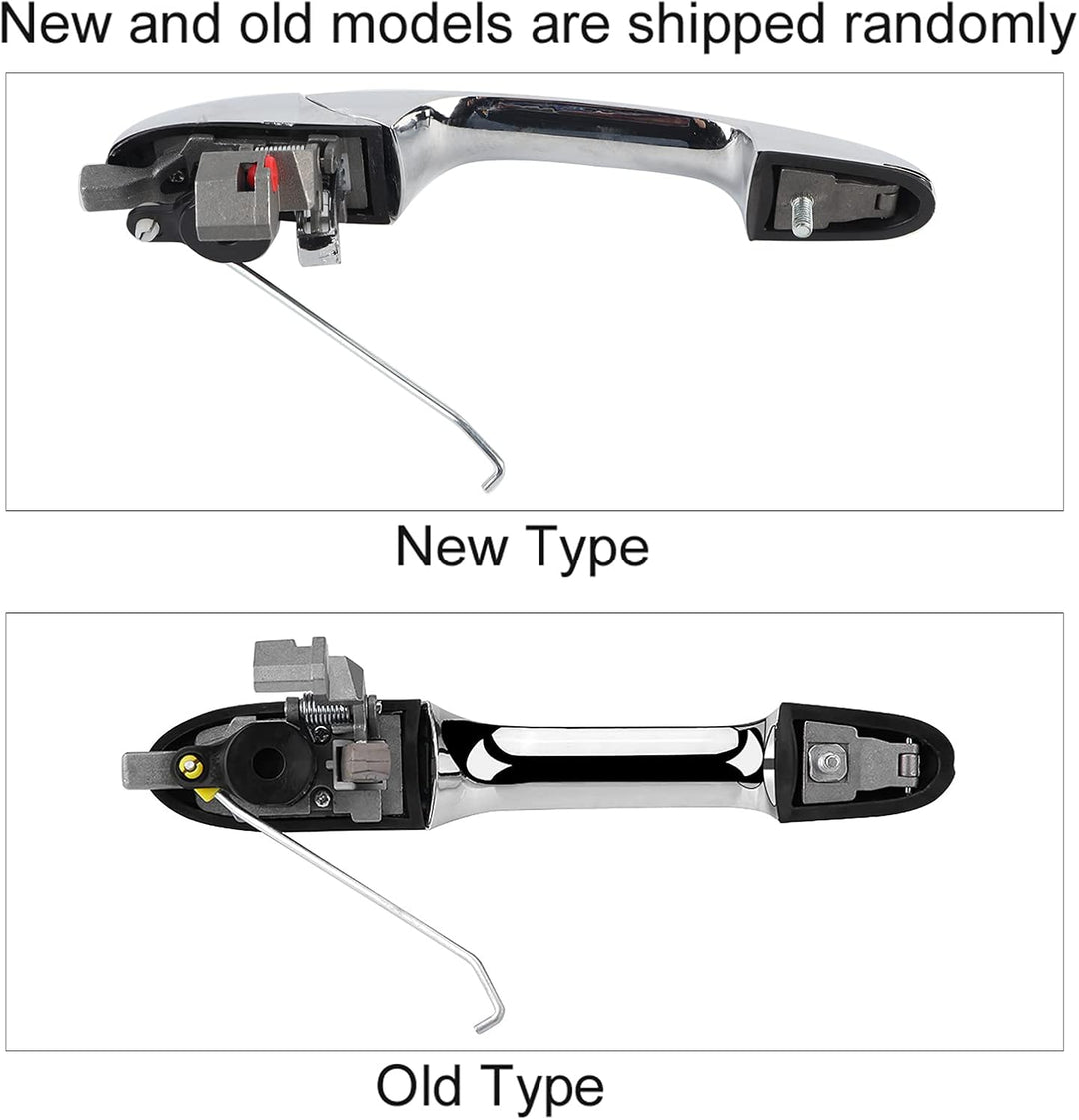 Keenso Auto Türgriff, Auto Linkslenker Aussentürgriff vordere Links/Rechts Fahrer/Beifahrerseite Chr