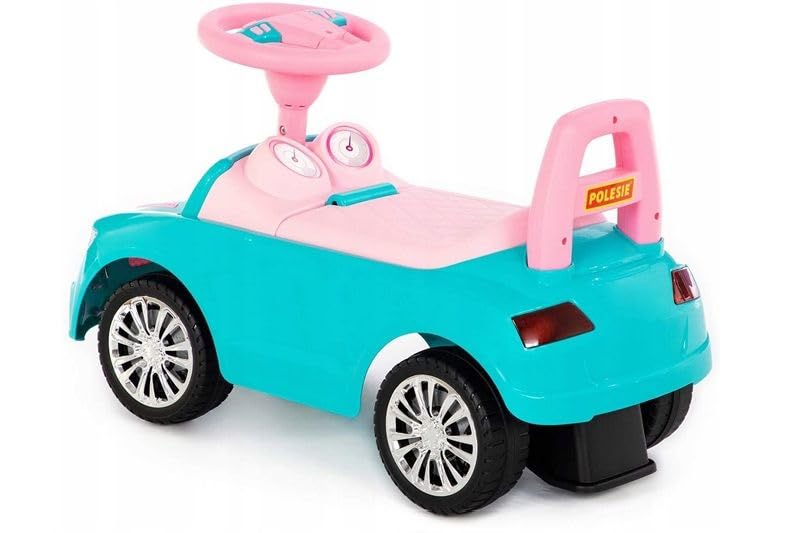 Rutscher Auto türkis Super Car Nr.2 Sound Kinder Rutscherfahrzeug Lauflernhilfe