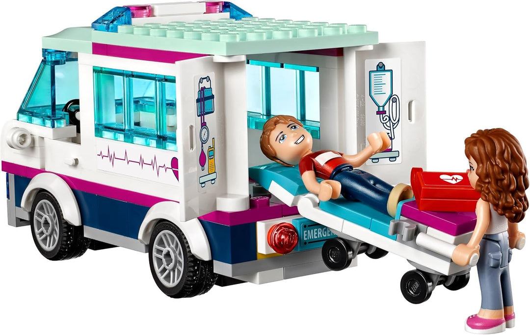 LEGO Friends 41318 - "Heartlake Krankenhaus Konstruktionsspiel, bunt, Heartlake Krankenhaus
