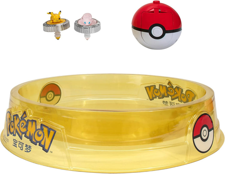 Pokémon PKW5232 - Battle Spinner - Arena mit Mew und Pikachu | offizielles Pokémon Spielset