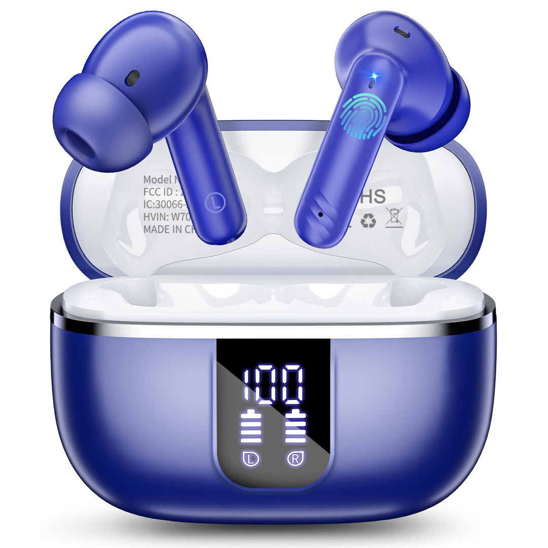 Bluetooth Kopfhörer, In Ear Kopfhörer Kabellos Bluetooth 5.4, 46 Std Bass 3D Stereo Wireless Earbud,