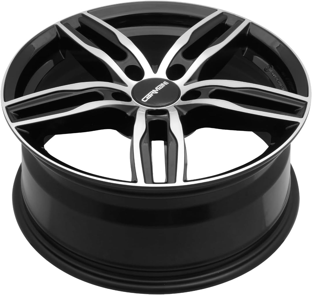 CARMANI 14 Paul black polish 6,5x16 ET42 5.00x112 Hub Bore 57.10 mm - Alu felgen