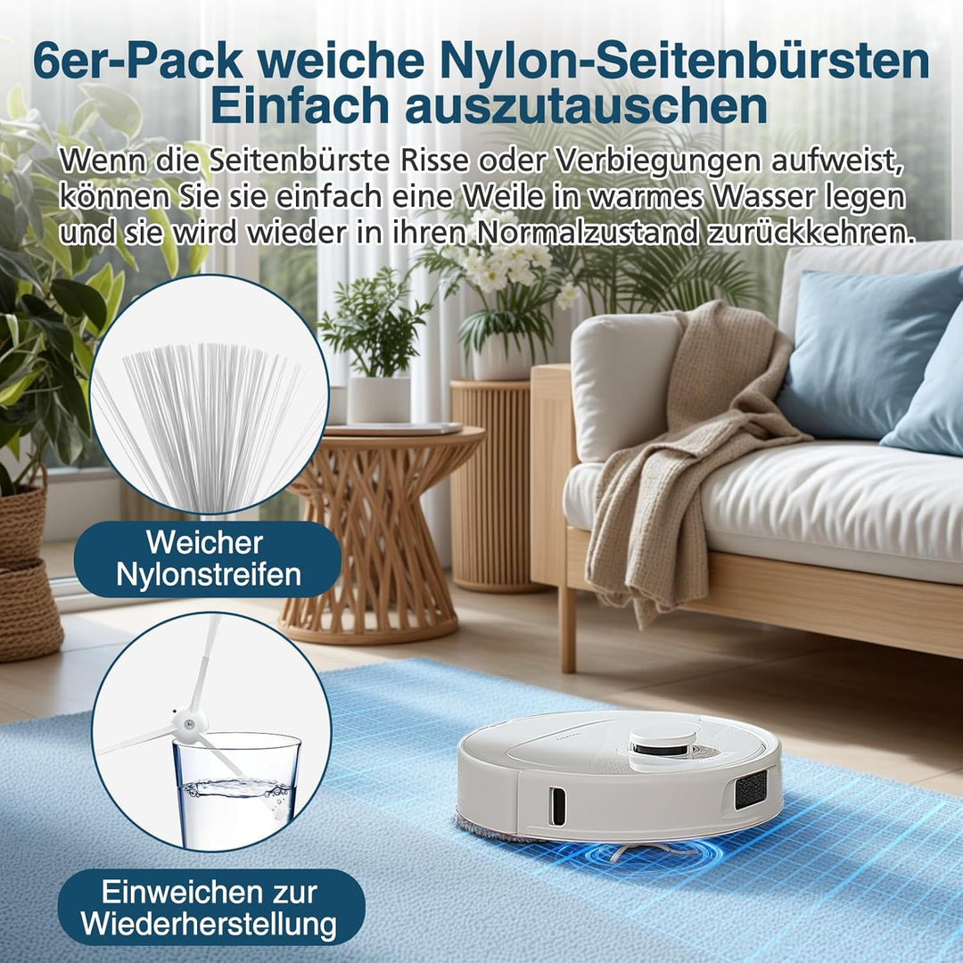 22 Stück Zubehör für Roborock Qrevo S/Qrevo Pro/Qrevo Max V Saugroboter, Qrevo S/Qrevo Pro/Qrevo Max