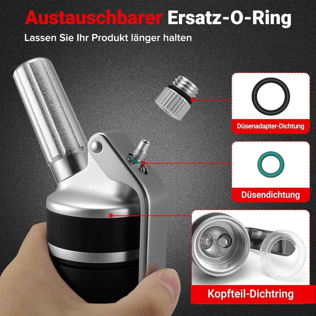 Nagoyuki Sahnespender 500ml,Sahnespender Geschenke, Schlagsahnebereiter mit Ersatzteile,Sahnesyphon