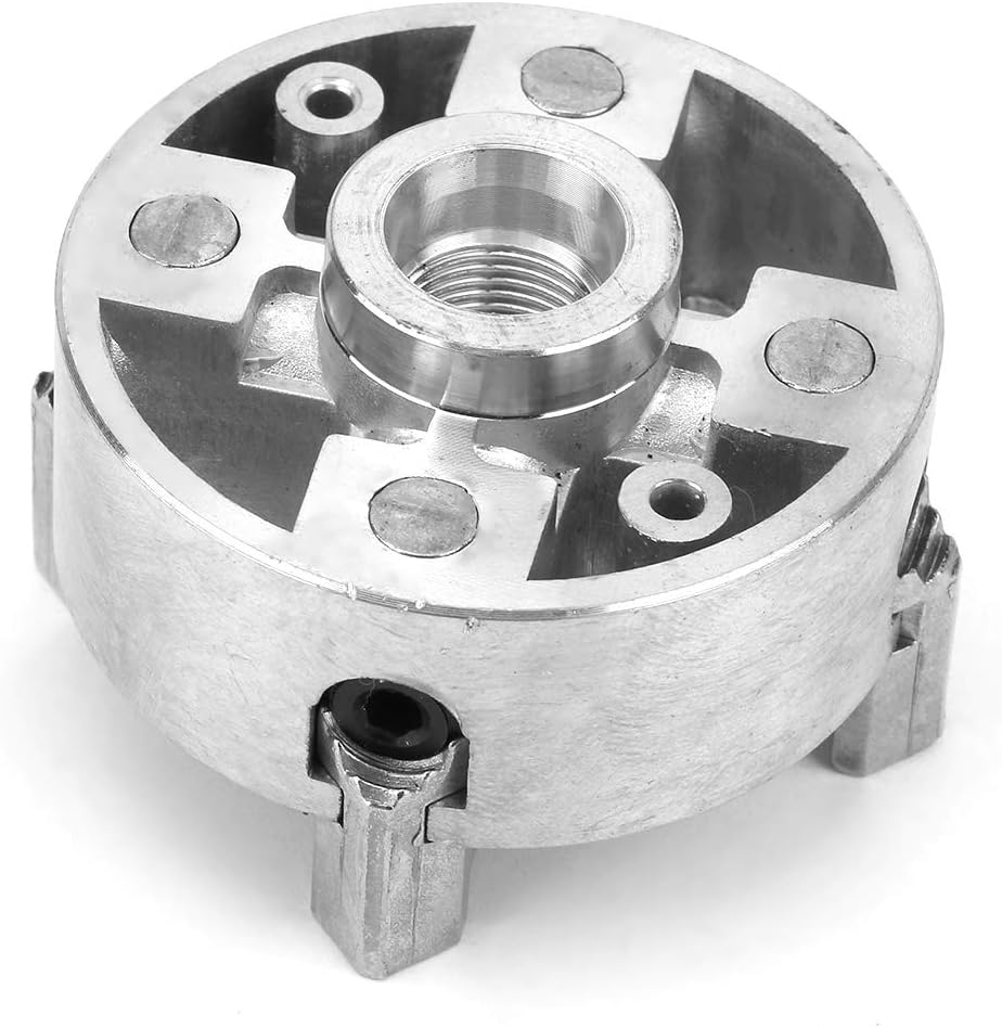 4-Backen-Drehmaschine, Zinklegierungs-Drehmaschine 4-Backen-M12-Gewindefutterklemme, Z001A Metall-4-