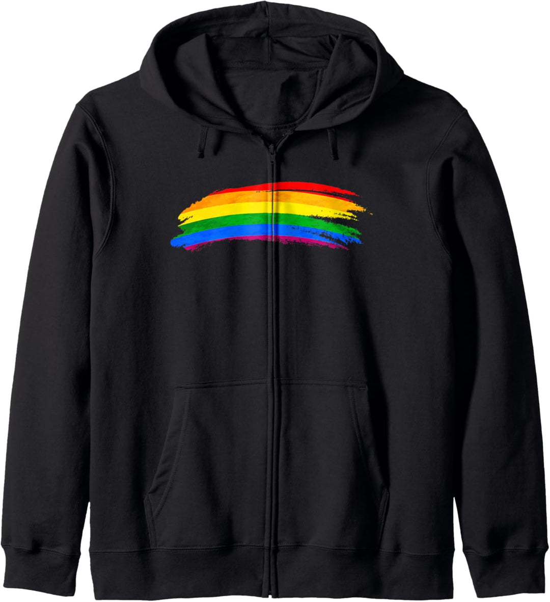 LGBT Gay Lesbian CSD / Pride Brush Farbspritzer Kapuzenjacke