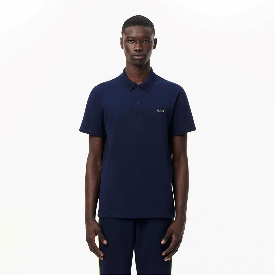 Lacoste Herren Polo-Shirt Kurzarm YH4801, Männer Polo-Hemd,3 Knopf,Regular Fit Polo Hemd XS Marine,