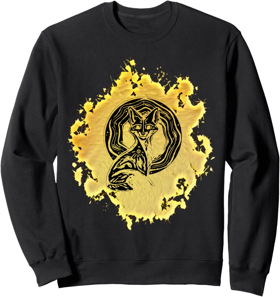 Fuchs Motiv schlauer Fuchs Tiere Wald schlaue Füchse Design Sweatshirt