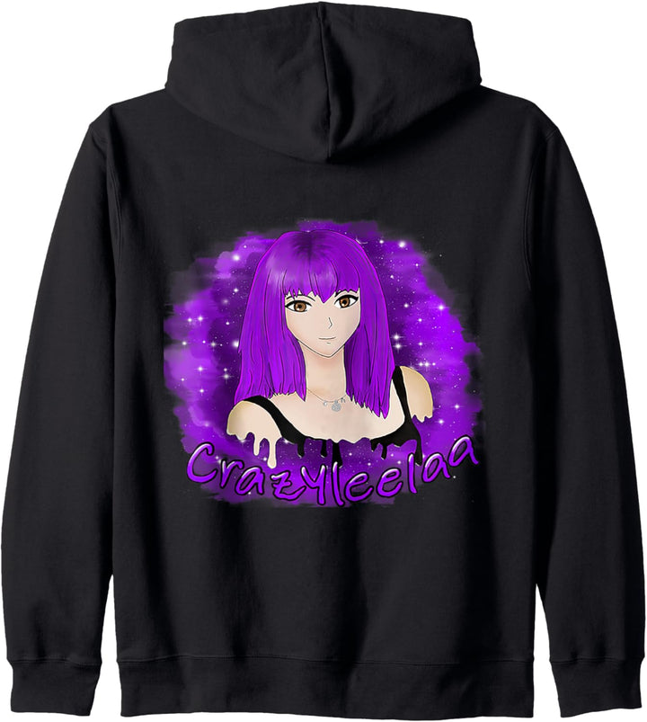 Crazyleelaa logo Kapuzenjacke