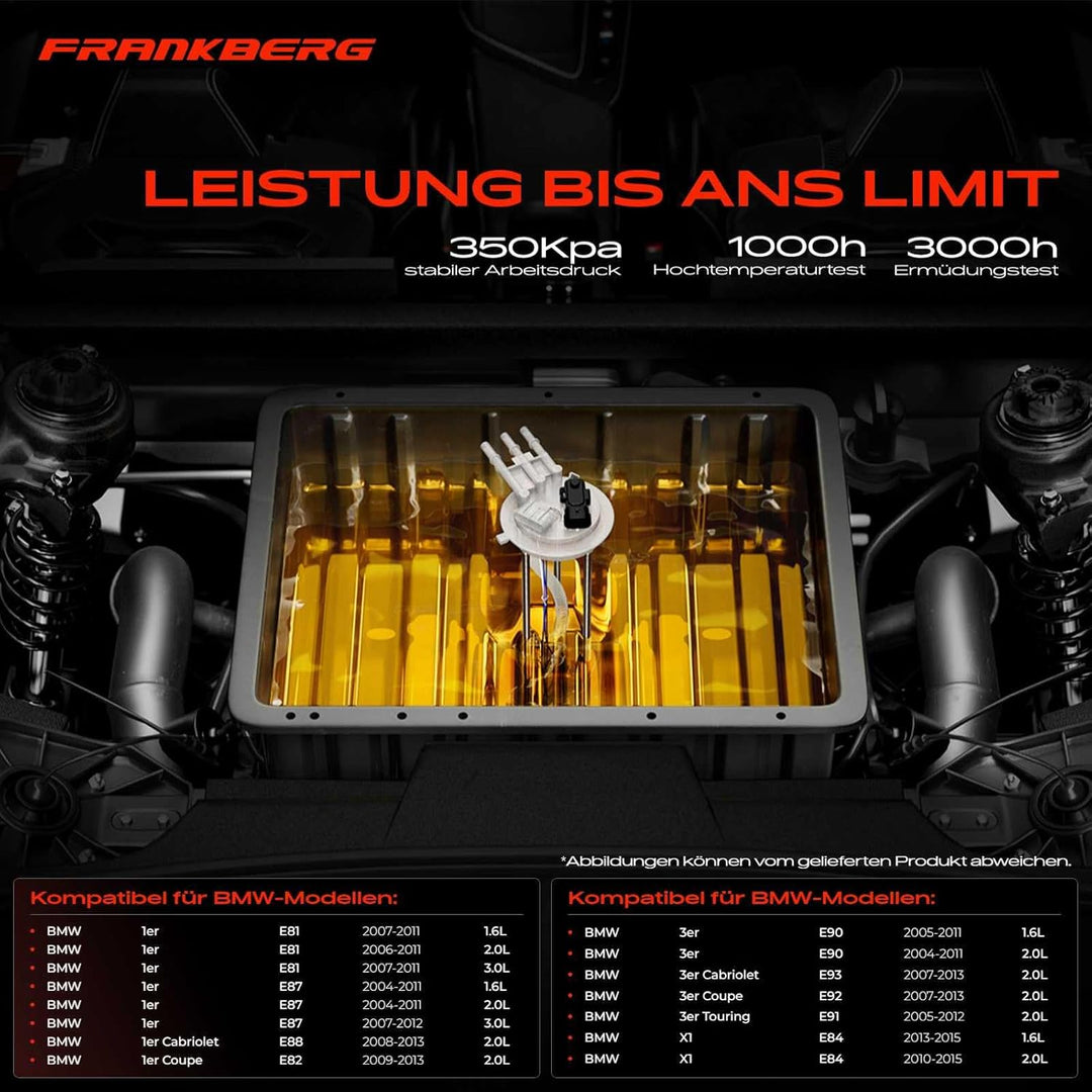 Kraftstoffpumpe Benzinpumpe für 1er E81 118i 130i E82 120i E87 118i E88 120i 3er E90 E91 E92 E93 318
