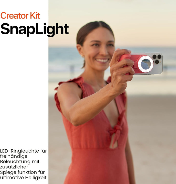 ShiftCam SnapGrip Creator Kit pink SnapGrip+ SnapLight+ SnapPod+ Pouch SnapGrip Creator Kit Kreide P