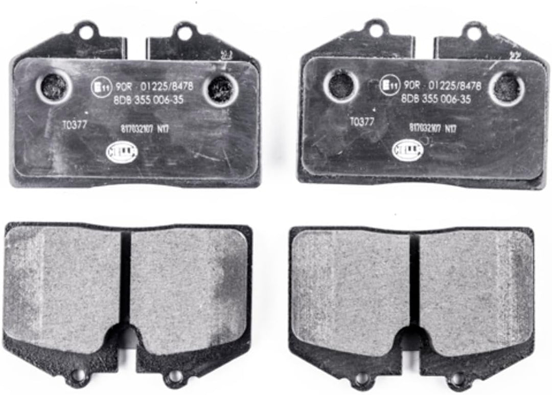 HELLA PAGID 8DB 355 006-351 Bremsbelagsatz - T0377 - Dicke/Stärke: 17.5mm - Bremssystem: Teves - für