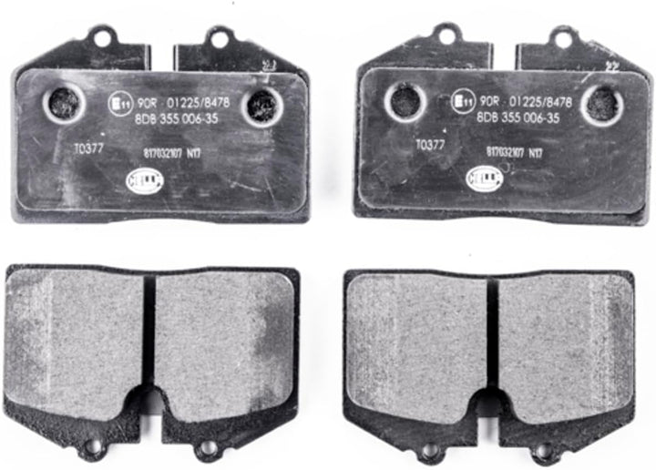 HELLA PAGID 8DB 355 006-351 Bremsbelagsatz - T0377 - Dicke/Stärke: 17.5mm - Bremssystem: Teves - für