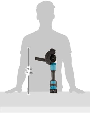 Makita DGA511RTJ Akku-Winkelschleifer 18 V / 5,0 Ah, 2 Akkus + Ladegerät Im MAKPAC mit 2 Akkus + Lad