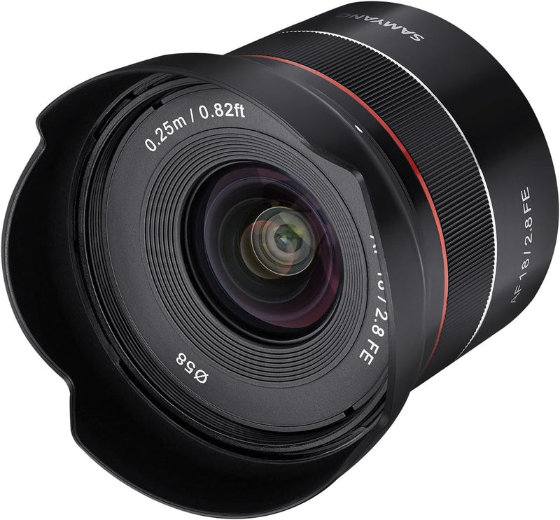 Samyang AF 18 mm F2.8 FE (Tiny but Super Wide) – Autofokus Vollformat und APS-C Festbrennweite Objek