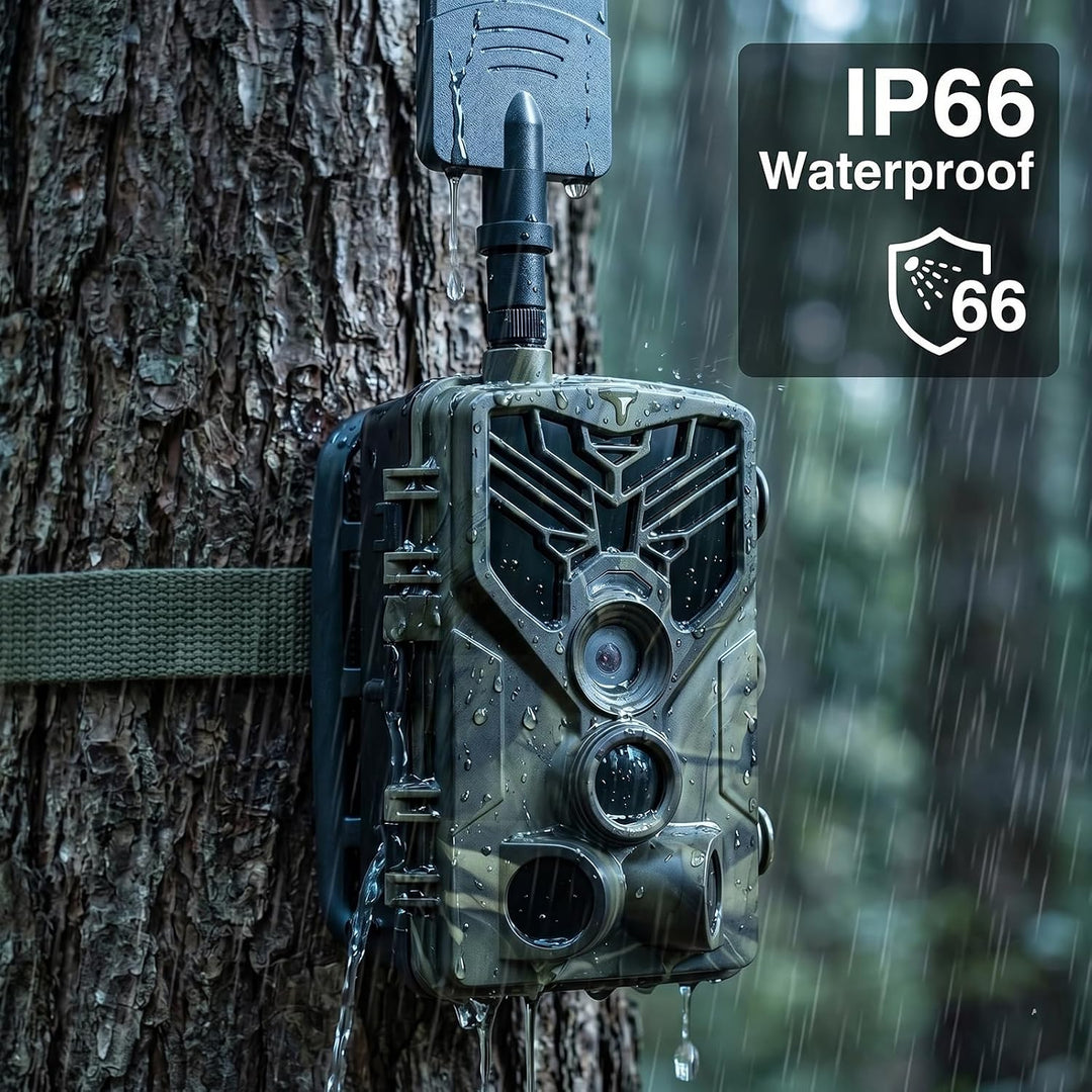 Wildkamera 4G APP, 120 MP 4K, Wildtierkamera mit SIM-Karte, Telefon-Sende-Foto, Nachtsichtkamera 940