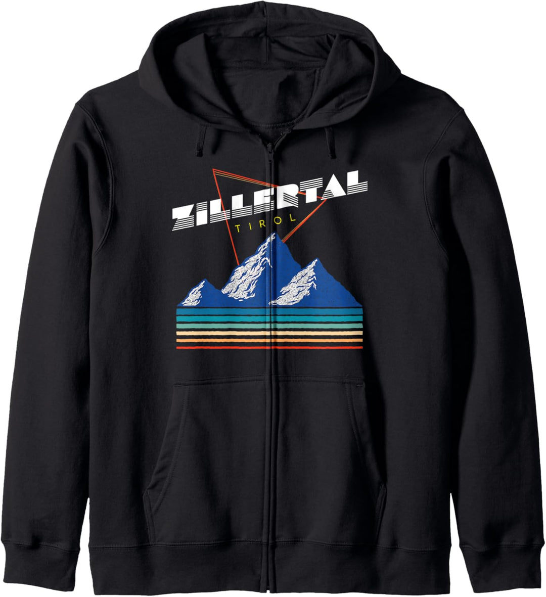 Zillertal Tirol - Österreich Retro Skiferien Geschenk Kapuzenjacke