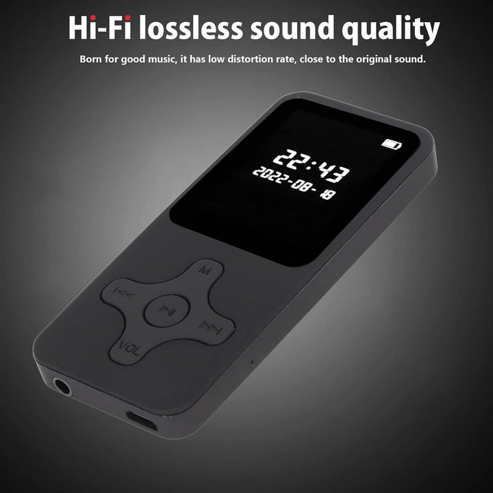MP3 Player, MP4 Player, MP3 Musik Player mit BT5.0, Klassischer Digitaler LCD Bildschirm mit 1,77 Zo
