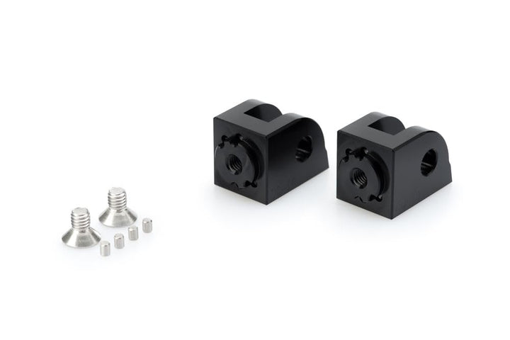 Puig 20318N Adapter Fussrasten- Gummipad 'adjustierbar Rider' passend für HONDA CBF600 Schwarz