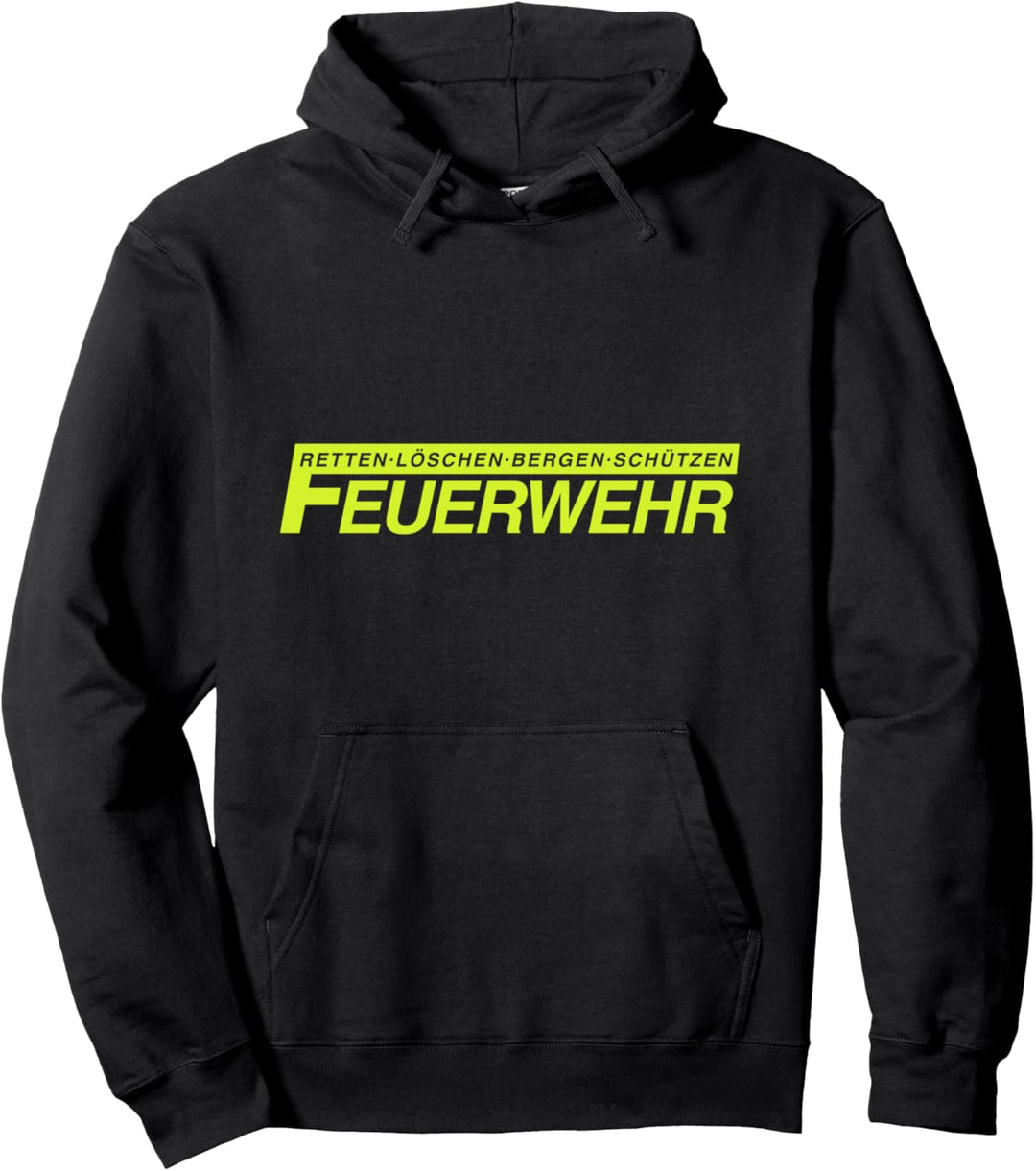 Feuerwehr Design - Feuerwehrmann Motto Retten Löschen... Pullover Hoodie