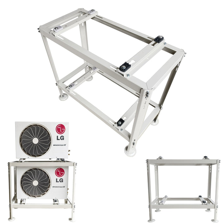Doppelbodenhalterung bzw. Bodenkonsole für zwei Klimaanlagen/Wärmepumpen Aussengeräte FREEDOM EVO 44