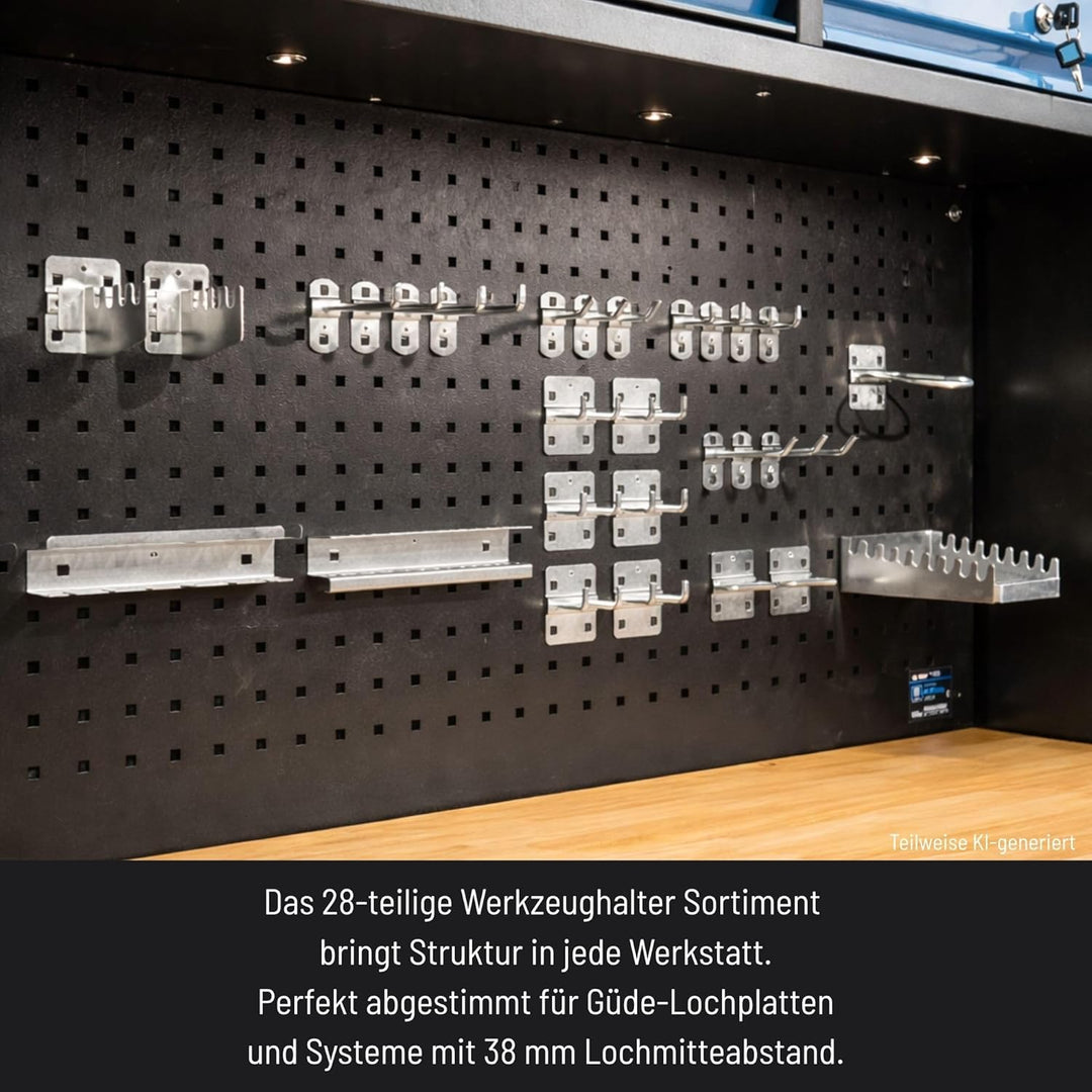 Güde Werkzeughalter Sortiment 28 Tlg. # 40768