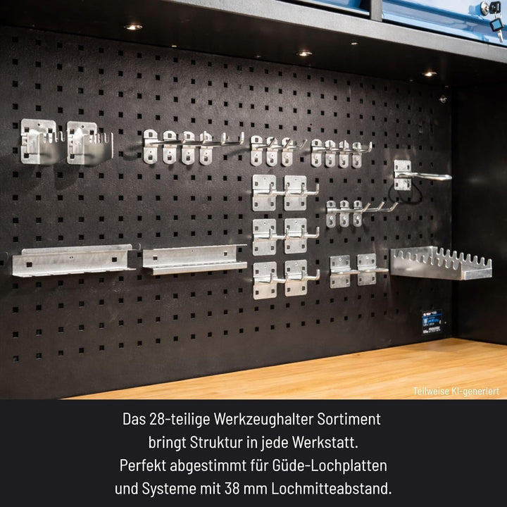Güde Werkzeughalter Sortiment 28 Tlg. # 40768