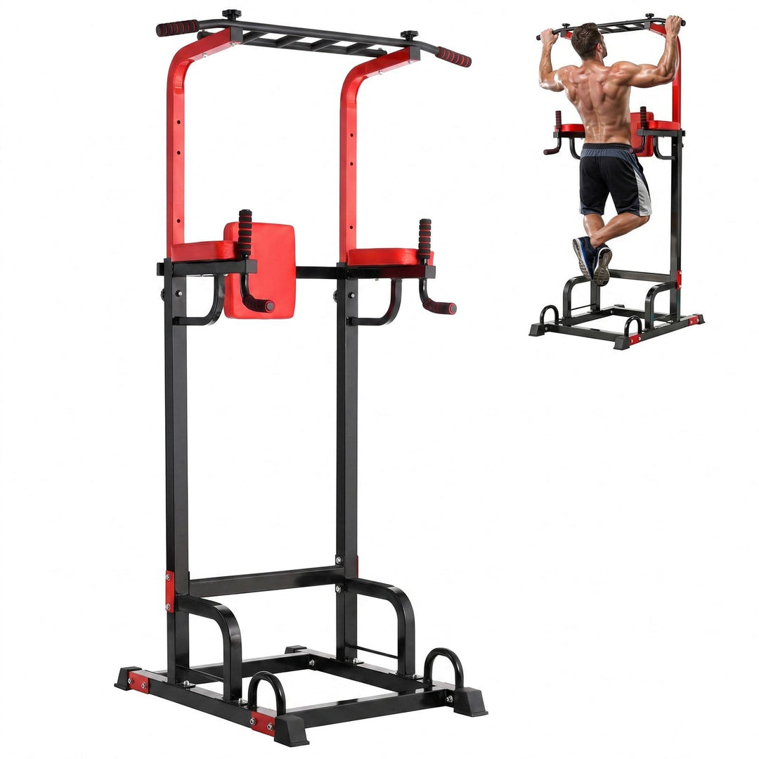 Power Tower Dip Station KlimmzugstangeFreistehend Multifunktion für power station Krafttrainingsgerä