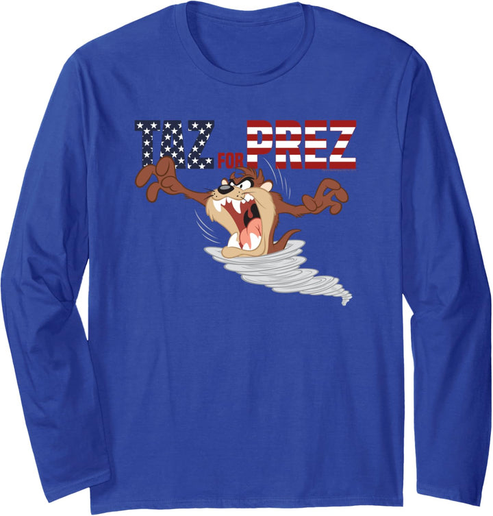 Looney Tunes Taz For Prez Langarmshirt