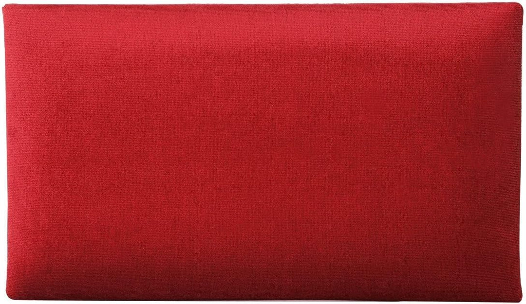 Unbekannt K&M 13802 Sitzpolster Rot - Samt-Polstersitz mit breiter Sitzfläche für K&M Keyboard- und