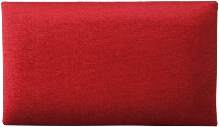 Unbekannt K&M 13802 Sitzpolster Rot - Samt-Polstersitz mit breiter Sitzfläche für K&M Keyboard- und