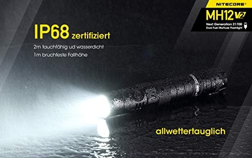 Flashlight MH SERIES/1200 LUMENS MH12 V2 NITECORE